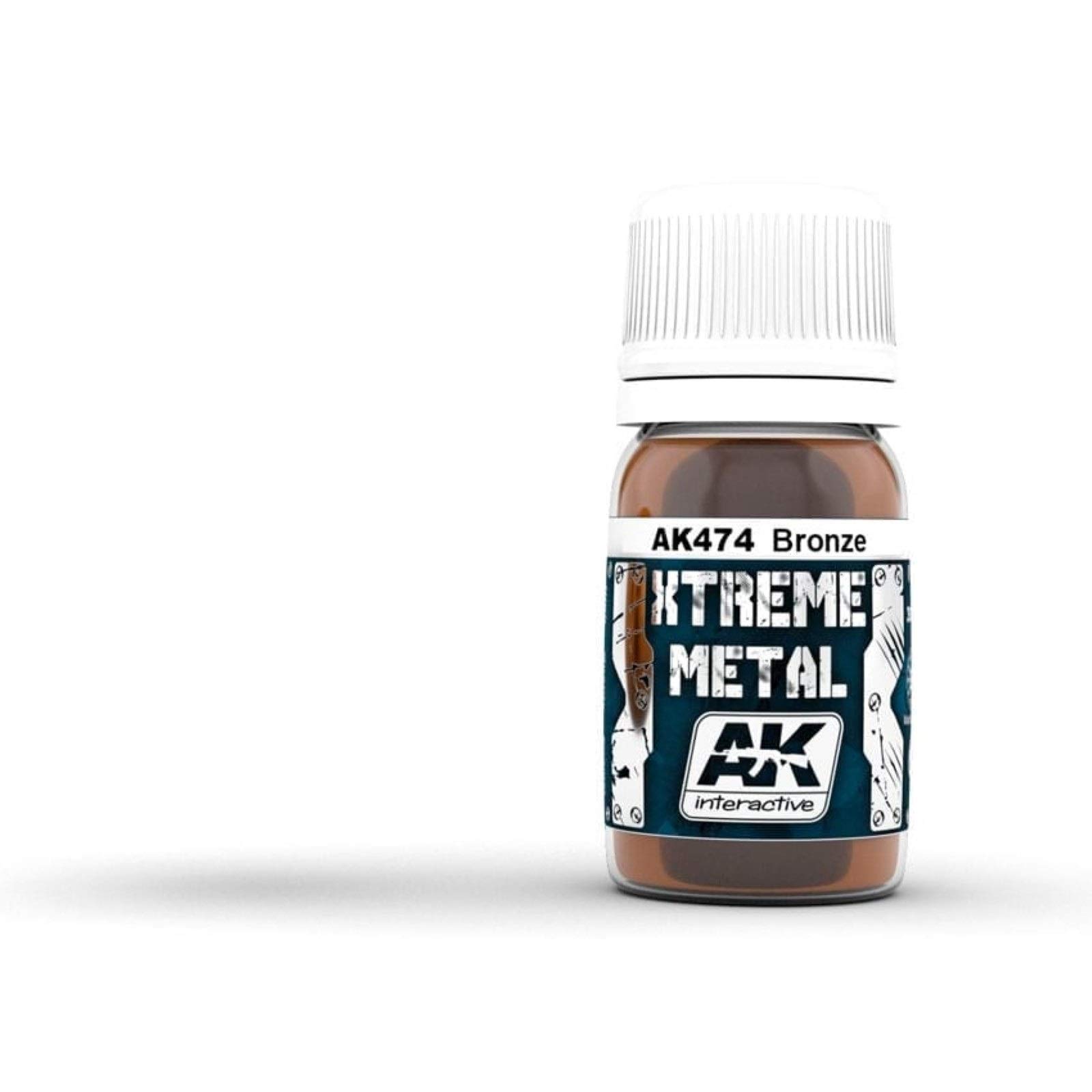 AK Interactive Extreme Bronze Metallic Paint # 473-30ml