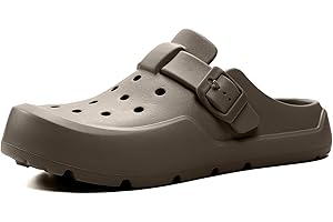 GETOEU Clogs for Women Slide Sandals Comfortable Ease of Slip-On Clogs with Arch Support Slip Resistant Clog Sandals Recovery Pillow Slides