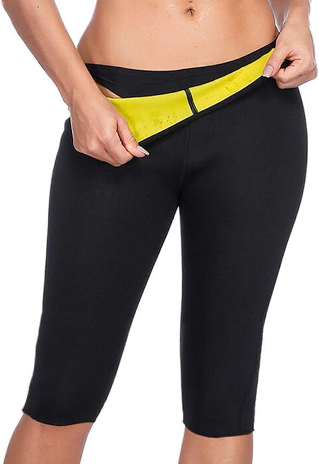 qyy Neoprene Shorts Women Weight Loss, Sweat Body Shaper Shorts Hot