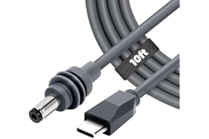 GKP9 Starlink Mini Cable, Starlink Mini USB C to DC Power Cable, Waterproof Design, Plug and Play, Suitable for Outdoor Camping/Exploration. (10FT)