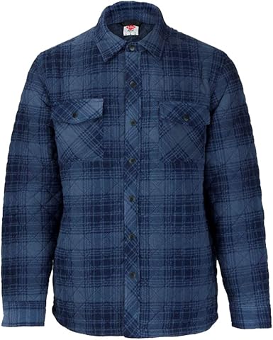 camisa acolchada hombre