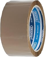 Draper 66m x 50mm Packing Tape Roll Parcel Box Sellotape Packaging view 4