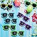 Frienda 15 Pair Party Pixel Sunglasses Gaming Party Pixelated Sunglasses, Video Game Party Supplies Favors for Kids and Adults