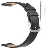 EACHE Classical Thin Leather Watch Bands for Women Ladies | Genuine Leather Watch Straps for Women &amp; Mens 12mm 14mm 16mm 18mm 20mm More Colors