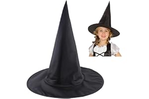 ANKELESZ Kids Halloween Witch Hats Costume Accessory Hanging Witch Hats Theme Decoration Party Cosplay Holiday Hats