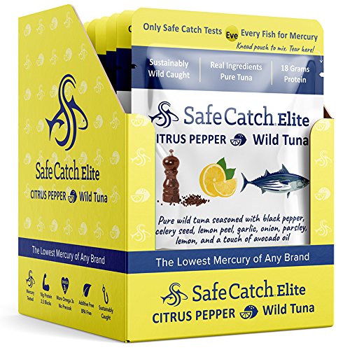 Safe Catch Elite Lowest Mercury WildCaught Tuna Pouch Citrus Pepper