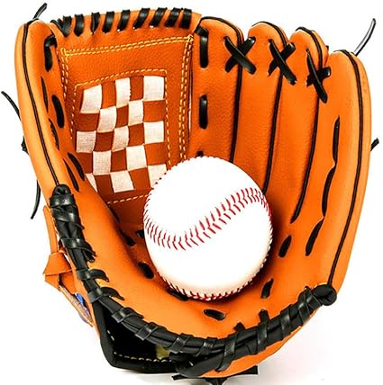 Nanxi Baseball Softball Handschuh Rechte Oder Linke Hand Werfen Geeignet Fur Erwachsene Und Teenager Grossen 10 5in 11 5in Und 12 5in Grosse Mitts Orange S Amazon De Sport Freizeit