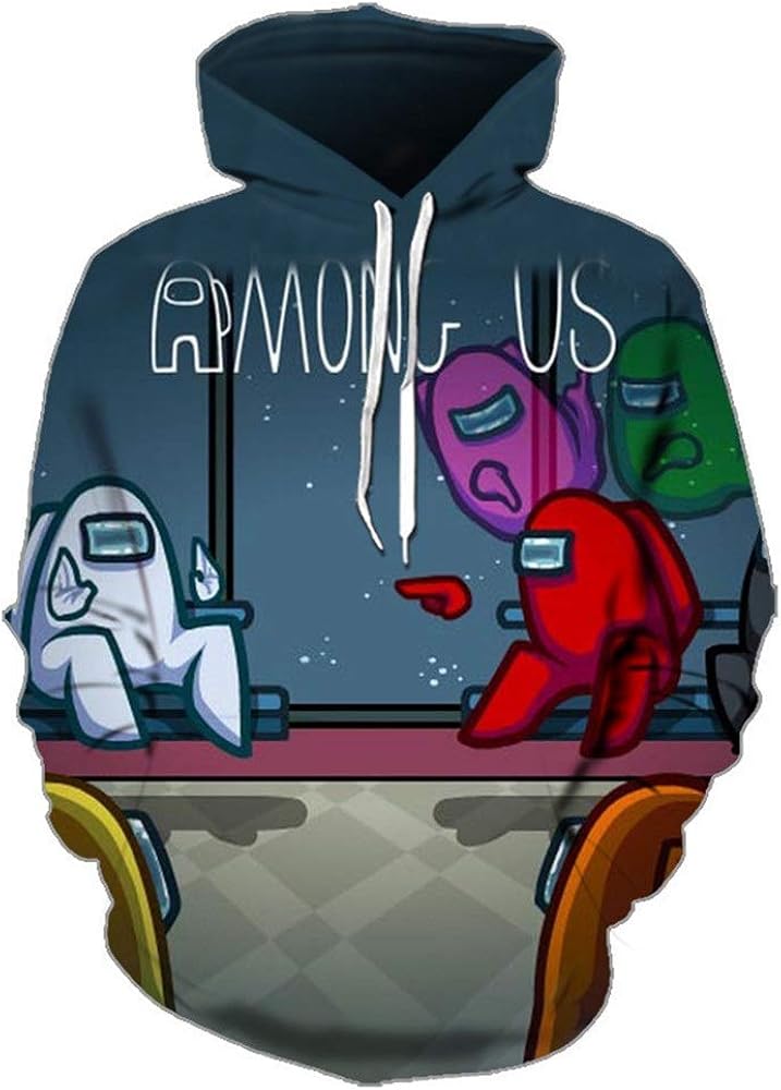 Among Us Hoodies,3D Printing Among Us Costume Jacket Game Cosplay