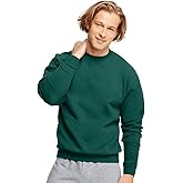 Hanes Men's ComfortBlend EcoSmart Crew Sweatshirt, Deep Forest, X-Large