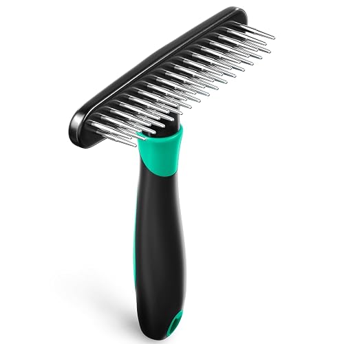 Picture of Deshedding Brush Comb - Undercoat Rake for Dogs, Cats, Short, Long Hair ...