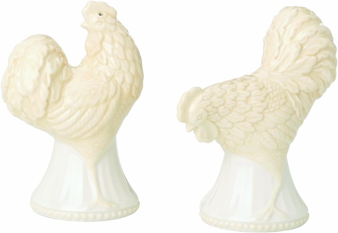 Amazon Com Lenox Butler S Pantry 4 1 2 Inch Rooster Salt And