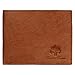 RUSTIC TOWN Mens Wallet Leather Bifold - Genuine Leather RFID Blocking Bifold Wallet With Coin Pocket (Cognac)