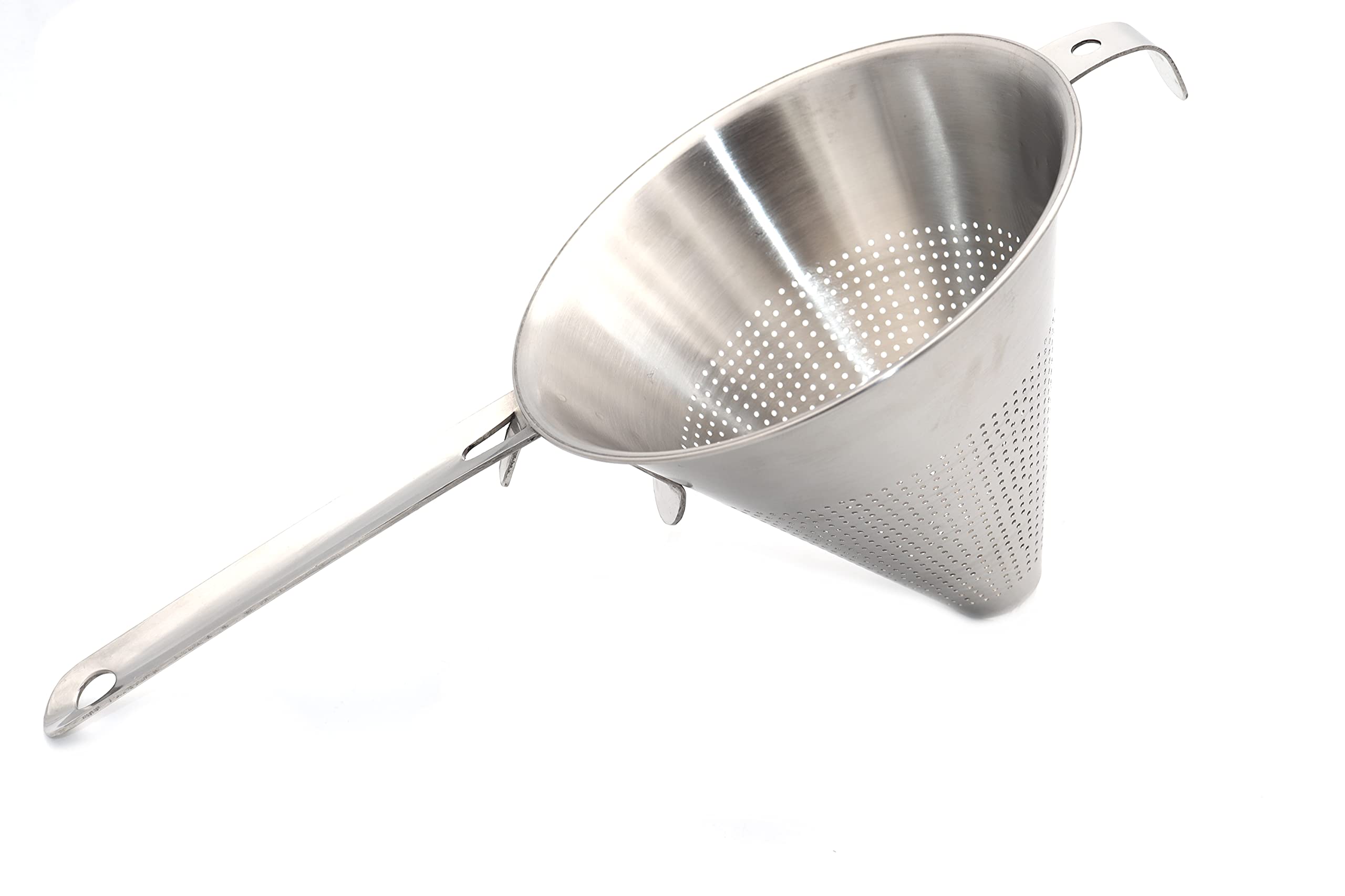 Chinese Stainless Steel Kitchen Strainer Deep Conical Sauce Filter Strainer Strainer Stainless Steel Professional Use Restaurant (Diameter 17 cm)