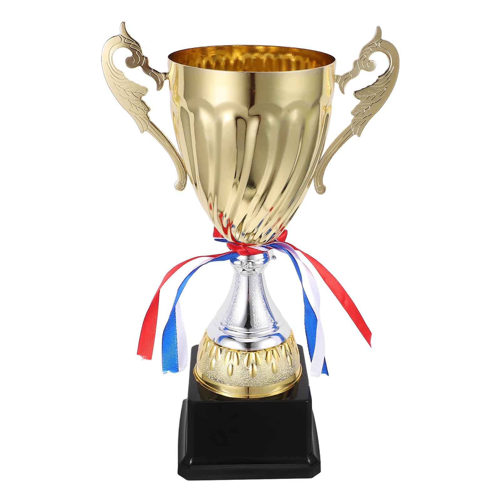 NUOBESTY Large Metal Trophy Cup 10.6 Inch Gold Sports Award for School Competitions Tournaments Prizes and Recognition