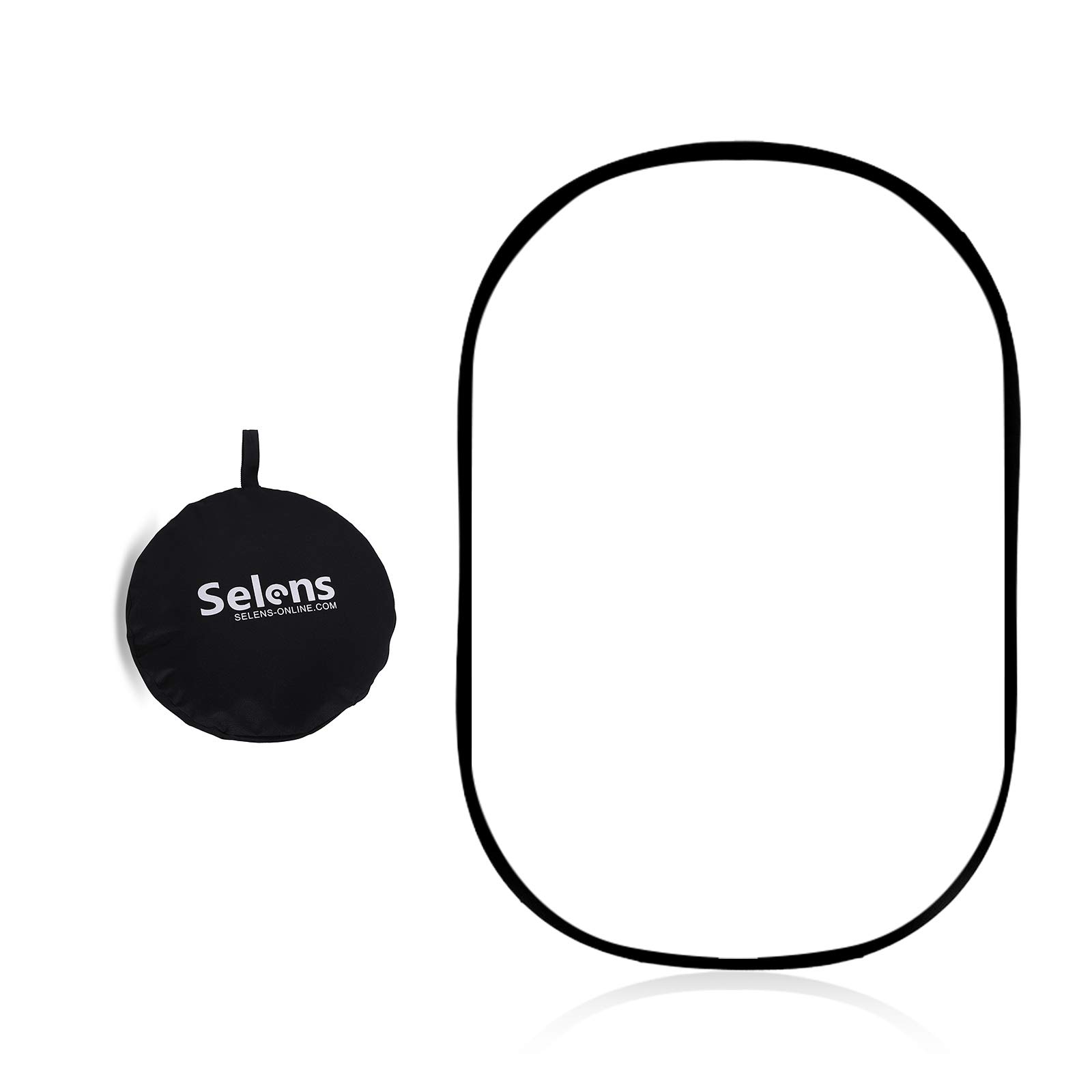 Selens Light Diffuser Photography 60x90cm Sun Reflector Soft Diffusion Panel Professional Foldable Pop-out for Portrait Product Photo Studio Lighting Video Flash Outdoor Indoor with Carry Bag