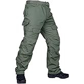 TRGPSG Men's Hiking Pants Outdoor Work Pants Lightweight Travel Tactical Cargo Pants with Multi Pockets