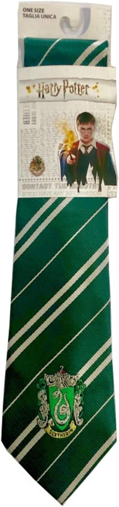 SaborSabor Necktie Adult SLYTHERIN House with Original Emblem 140cm Harry Potter