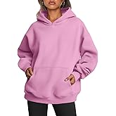 Trendy Queen Womens Oversized Hoodies Fleece Sweatshirts Fall Fashion Pullover Sweaters Winter Clothes