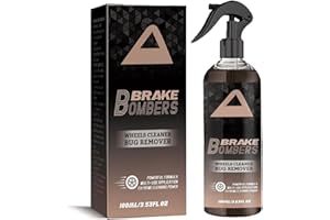 Dosoecse Brake Bomber Wheel Cleaner, Powerful Non-Acid Truck & Car Wheel Cleaner Spray, Perfect for Cleaning Wheels and Tires, Safe on Alloy, Chrome, and Painted Wheels 100ml (1PCS)