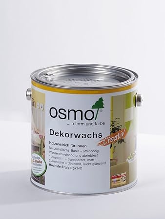 Amazon オスモ エーデル オスモカラー ウッドワックスオパーク 日本の色 絹色 0 375l 3172 塗料缶 ペンキ