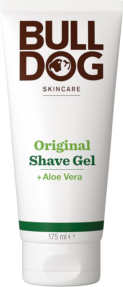 Bulldog Original Shave Gel 175ml for Men with Aloe Vera – 2 x 175ml