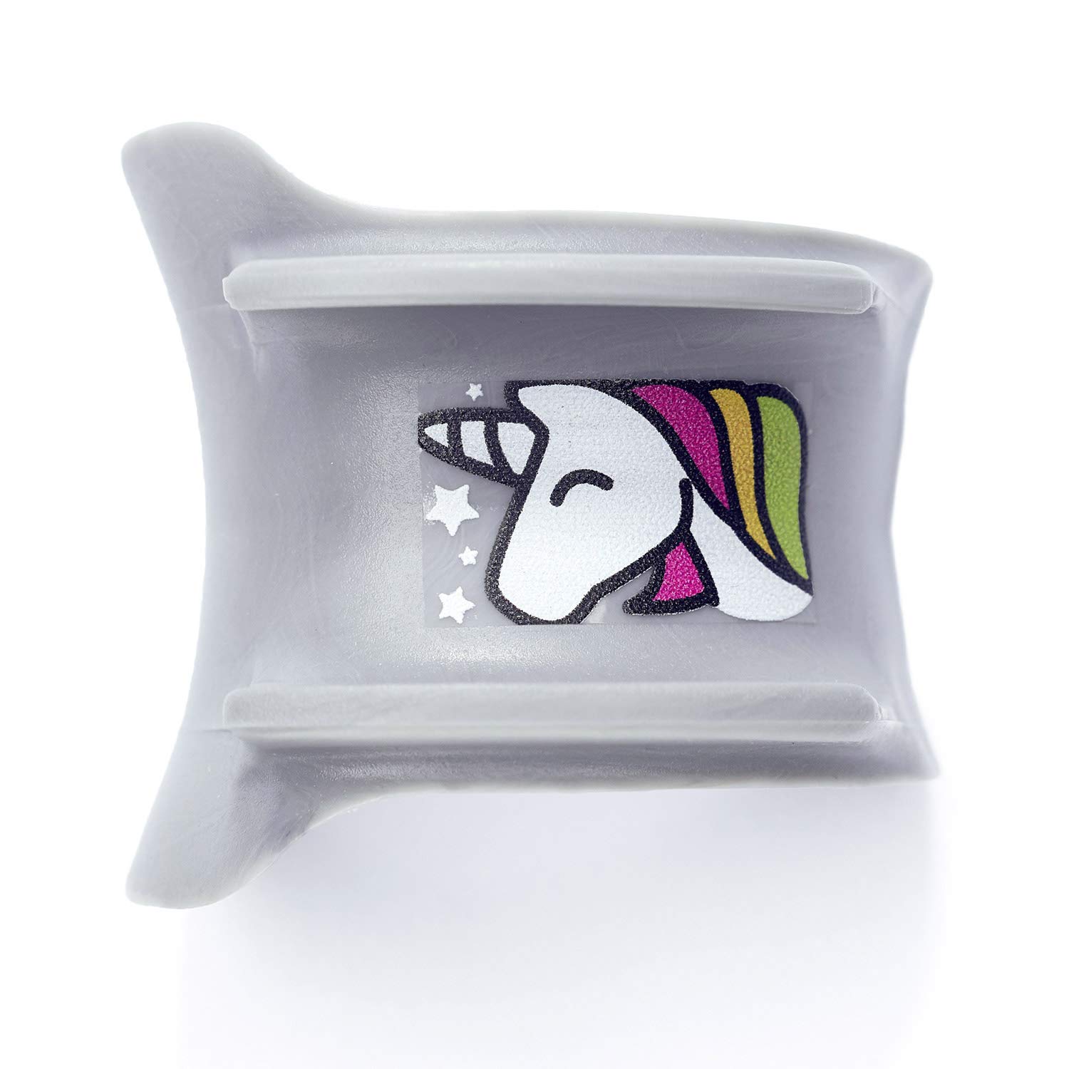 HOBDEE Measuring Jug Adapter I Glass Marker "Unicorn" Grey I Measure Holding Aid I Wiesn Measuring Jug Gadget I Accessories I Beer Mug Marker & Helper I Beer Tent & Marquee Gimmick I Beer Mug Marking