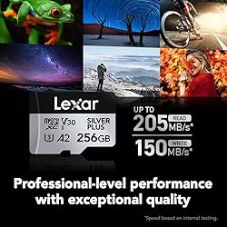 Lexar 256GB Professional Silver Plus microSDXC