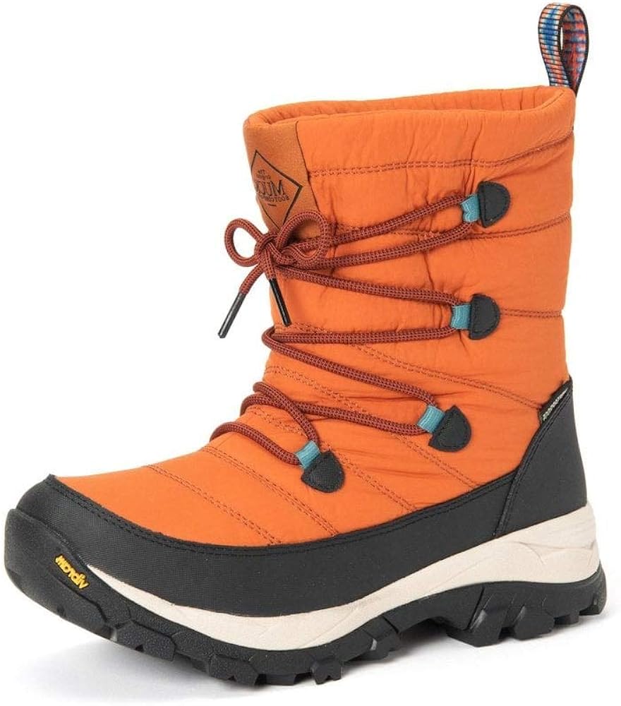 Muck Boots Arctic ICE AG Nomadic Ladies Waterproof Boots Orange Amazon