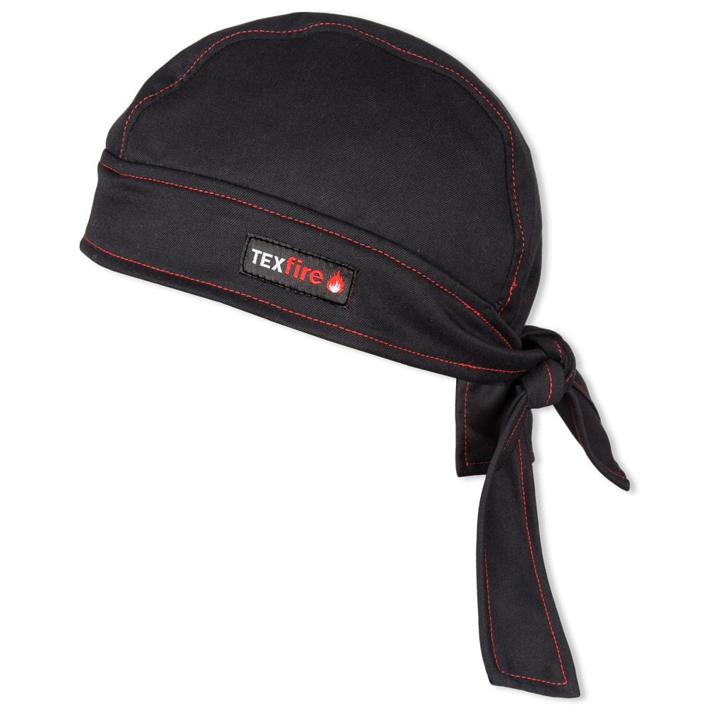 TEXFIRE | Flame retardant welding bandana, breathable and very light. Head protection for welders. Adjustable, washable and comfortable
