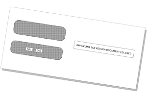 NextDayLabels - Envelopes, Designed to fit W-2 3-Up Employee Tax Forms, Horizontal Format (Pack of 100 Self Seal Envelope)