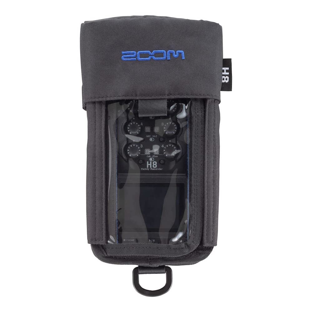 Zoom PCH-8 Protective Case for H8 Handy Recorder – Water-Resistant Bag with Transparent Control Window – Protection for Audio Recordings on the go, Black