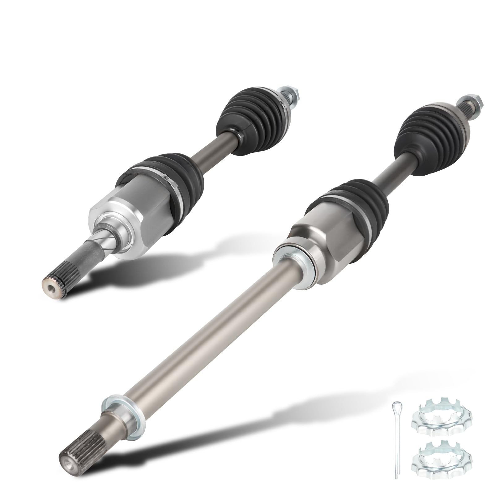 Photo 1 of 2-Pack Front CV Axle Shaft Assembly fits for Nissan Rogue (AWD Only) 2.5L 2008-2013, for Rogue Select (AWD Only) 2.5L 2014-2015, Driver and Passenger Side, All-Wheel Drive CV Axle