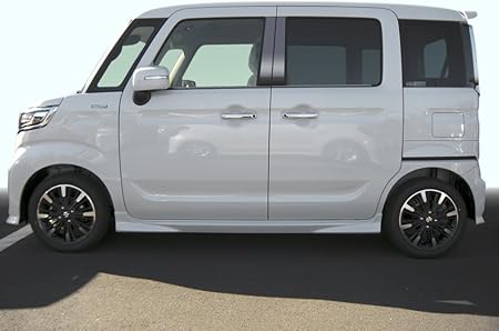 Amazon 最鏡面 Mm53 フレアワゴン フレアワゴンカスタム ステンレスドアモール 鏡面 ブラック 純研磨 車 車パーツ モール ステンレス 高品質 モール 車 バイク