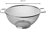 Fackelmann Wire 26cm Colander Stainless Steel Fine Mesh Sieve view 3