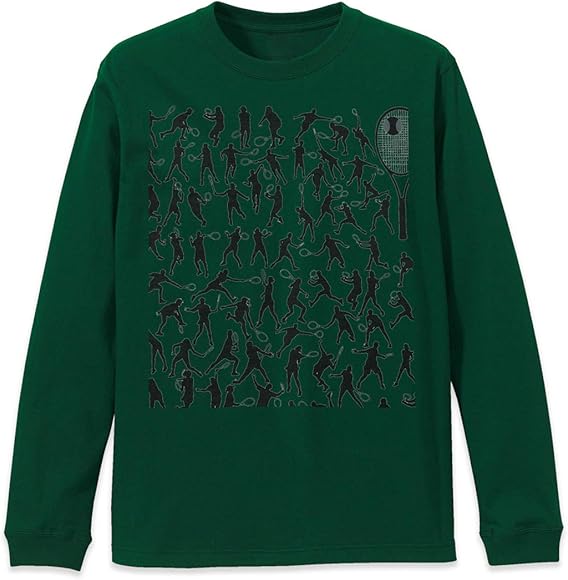 Amazon Igsticker ロング Tシャツ ロンt 長袖 カットソー メンズ レディス プリント おしゃれ クルーネック Xxlサイズ アイビーグリーン 男女兼用 T Shirt 0041 スポーツ テニス イラスト Tシャツ カットソー 通販 Amazon Igsticker ロング Tシャツ ロンt 長袖 カットソー メンズ レディス プリント おしゃれ クルーネック Xxlサイズ アイビーグリーン 男女兼用 T Shirt 0041 スポーツ テニス イラスト Tシャツ カットソー 通販