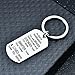lauhonmin Stainless Steel Key Chain Ring You Are Braver Stronger Smarter Than You Think Pendant Family Friend Gift (Stainless Steel)
