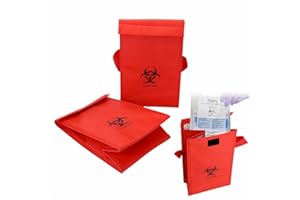 MUROCEA Med Specimen Transport Bag - Insulated Biohazard Cooler for Clinic and Lab, Reusable Specimen Tote with Handle, 7"L x 6"W x 10"H (2)
