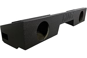 Dual 8" Frontfire Ported Box for '07-'18 Silverado/Sierra Ext Cab by King Boxes