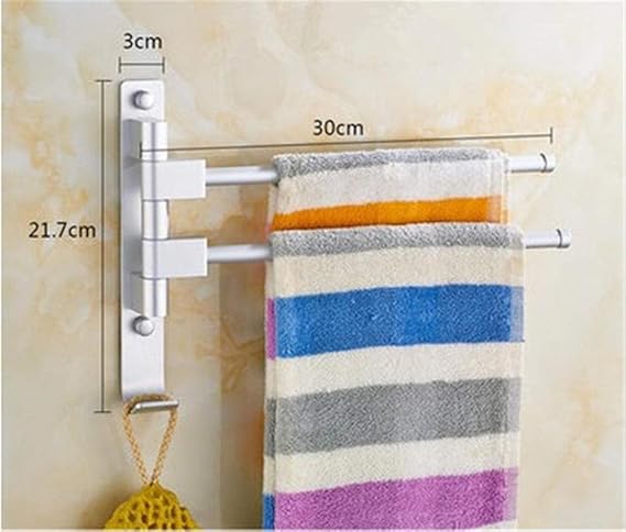Toallero actividad giratoria toalla bar baño sólido toalla colgando