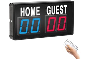 Ledbrigym Electronic Score Keeper Scoreboard with Remote for Cornhole Basketball Ping Pong Table Tennis Badminton Volleyball Baseball
