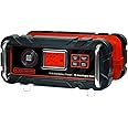 BLACK+DECKER BC25BD Fully Automatic 25 Amp 12V Bench Battery Charger/Maintainer with 75A Engine Start, Alternator Check, Cable Clamps for Lead Acid Batteries