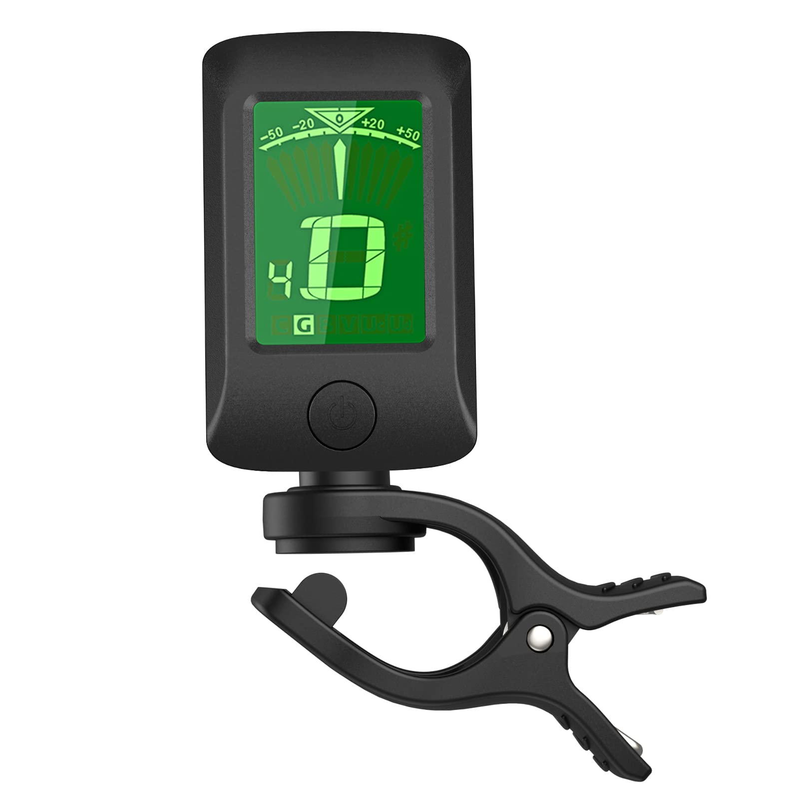 Btuty Digital Tuner Electronic Clip-On Tuner LCD Screen for Guitar Chromatic Bass Ukulele C/D Violin