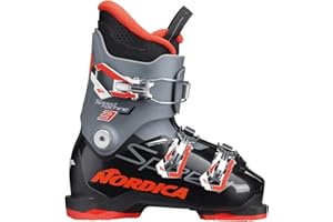 Nordica Junior Speedmachine J3 Ski Boots with Weight Adjuster, Durable Comfortable Warm Downhill Ski Boots for Children
