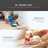 Stick Well Brown Packing Tape 48mm x 66m 36 Rolls Industrial Duty Low Noise view 6
