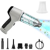 Abnaok Car Vacuum Cleaner High Power Cordless, Hand Held Vacuum Cordless Rechargeable,12000Pa High Power Suction and Extended Runtime,Mini Vacuum Cleaner for Car, Home, Pet Hair