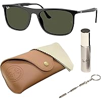 Amazon.com: Ray-Ban RB4362 Square Shape Non-Polarized Sunglasses