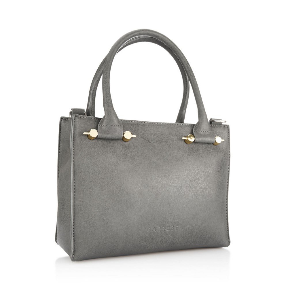 caprese women's satchel (dark grey)