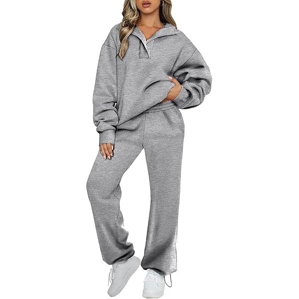 Amazon.com: Aleumdr Women's 2 Piece Outfits Lounge Set Mock Neck