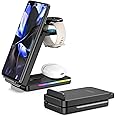Wireless Charging Station for Google Pixel Watch 3/2 (Not for Watch 1), 3 in 1 Wireless Charger Stand for Google Pixel 9 Pro/9/8/7/6/5/4, Pixel Buds Pro