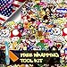 Free Tool Kit Mao JDM Bomber Anime Graffiti Cartoon Car Auto Laptop Vinyl Wrap Sticker Decal Film Sheet - 24